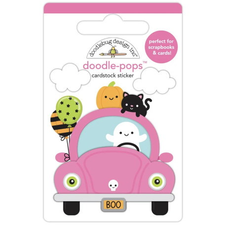 Doodlebug Design Boo Cruise Doodle-Pops 3D Stickers