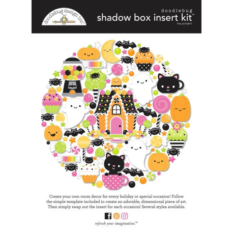 Doodlebug Design Hey Pumpkin Shadow Box Kit