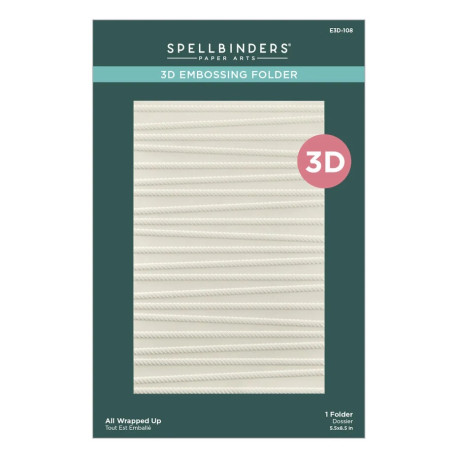 Spellbinders All Wrapped Up 3D Embossing Folder