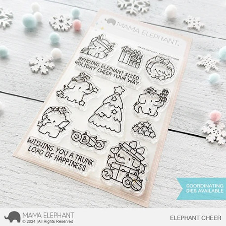 Mama Elephant ELEPHANT CHEER Clear Stamp