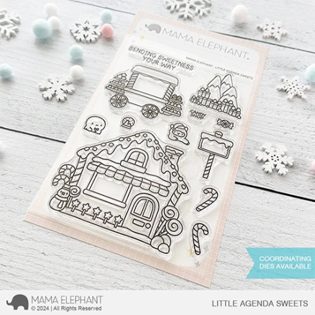 Mama Elephant LITTLE AGENDA SWEETS Clear Stamp