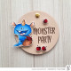 Timbro Clear-Mi 2595-CLEM-D Monster Party