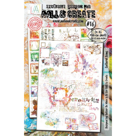 AALL & Create Rub-on 016 Cultural Gems 2xA5