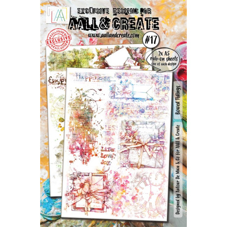 AALL & Create Rub-on 017 Bowed Tidings 2xA5