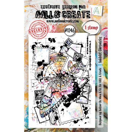 AALL & Create Stamp Set A7 1246 Inkblot Chronicles