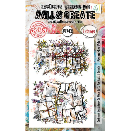 AALL & Create Stamp Set A6 1243 Postmarked Petals