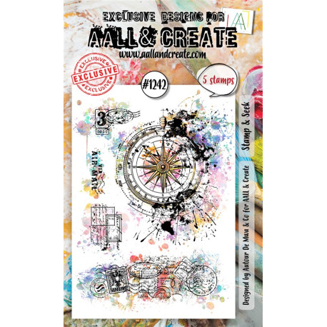 AALL & Create Stamp Set A6 1242 Stamp & Seek