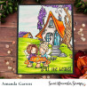 Sweet November Stamps Background Builder: Autumn Cottages