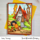 Sweet November Stamps Background Builder: Autumn Cottages