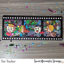 Sweet November Stamps Clear Stamp Set Limited Edition: Trick or Treaters