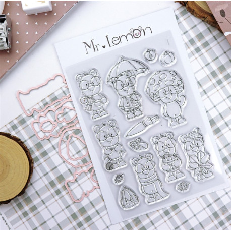 Mr. Lemon AUTUNNO Stamp & Die set