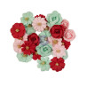 Prima Marketing 25 & Peppermint Flowers Sparkling 25pz