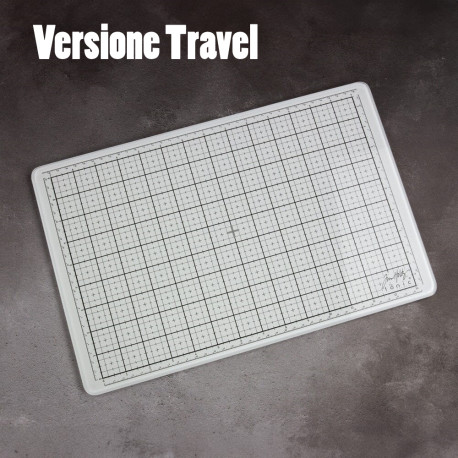 Tonic Studios Tim Holtz TRAVEL Glass Studio Mat - White