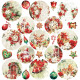 Craft o' Clock Christmas Everywhere Paper Collection Set 30x30cm 6fg