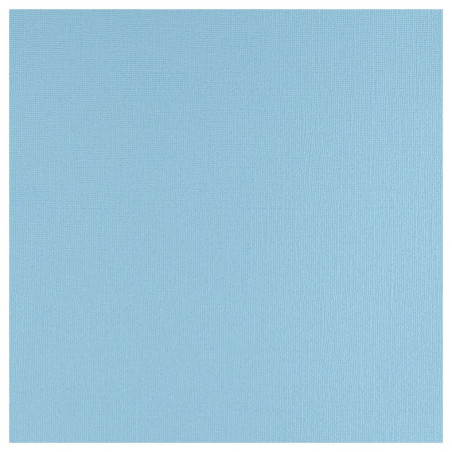 Cartoncino Effetto Tela Sky Blue 216gsm 30x30cm