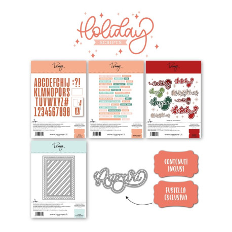 TOMMY Bundle Holiday Scripts + pochette + fustella esclusiva