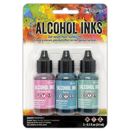 Ranger Alcohol Ink Set Getaway 3pz