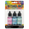 Ranger Alcohol Ink Set Getaway 3pz