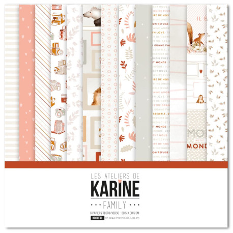 Les Ateliers de Karine Family Collection 30x30cm