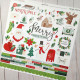 Simple Stories Santa's Village CARDSTOCK STICKERS 30x30cm