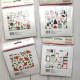 Simple Stories Santa's Village Floral Bits & Pieces 46pz