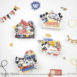 Simple Stories Say Cheese Classic Mouse Bits & Pieces 55pz