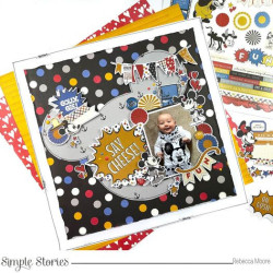 Simple Stories Say Cheese Classic Mouse Cardstock Stickers 30x30cm