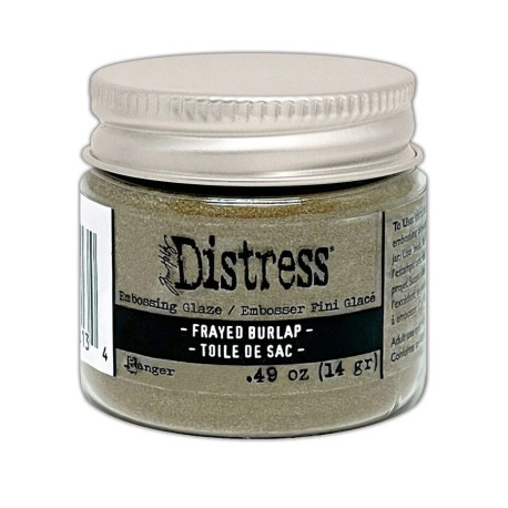 Ranger Tim Holtz Distress Embossing Glaze Frayed Burlap