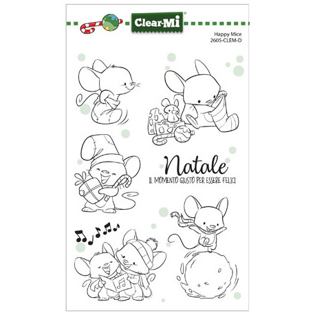 Timbro Clear-Mi 2605-CLEM-D Happy Mice