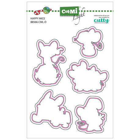 Fustelle Cut-Mi 88566-CML-D Happy Mice