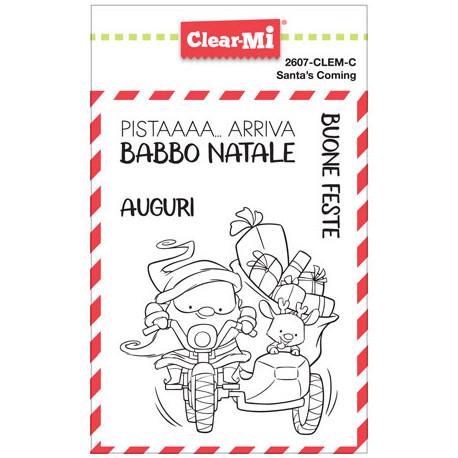 Timbro Clear-Mi 2607-CLEM-C Santa's Coming