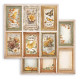 Stamperia Golden Harmony Sheets 6 Cards 30x30cm