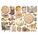 Stamperia Golden Harmony Die Cuts Assorted 30pz