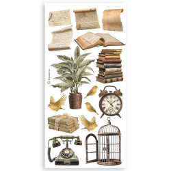 Stamperia Golden Harmony Paper Cut-outs 4fogli
