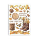 Stamperia Golden Harmony A5 Washi Pad 8pz