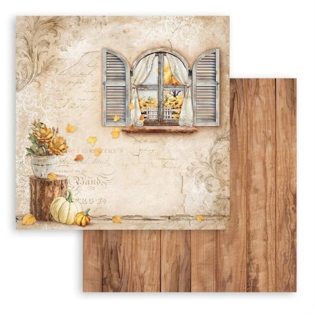 Stamperia Golden Harmony Sheets Window 30x30cm