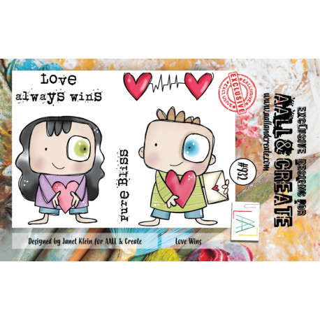 AALL & Create Stamp Set 932 Love Wins