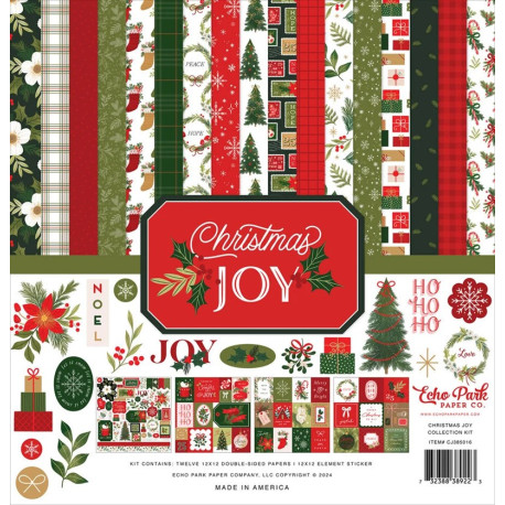 Echo Park Christmas Joy Collection Kit 30x30cm