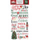 Echo Park Nutcracker Christmas Chipboard Word & Phrases