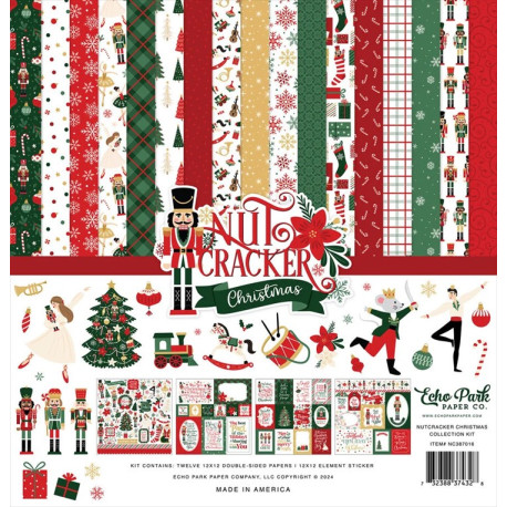 Echo Park Nutcracker Christmas Collection Kit 30x30cm