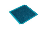 Cutting Pads 15x15cm Teal with Silver Glitter 666601