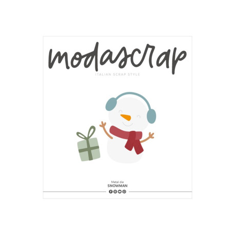 MODASCRAP FUSTELLA - SNOWMAN MSF 1-276