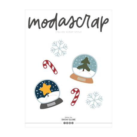 MODASCRAP FUSTELLA - SNOW GLOBE MSF 1-274