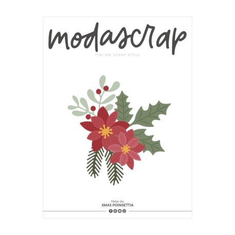 MODASCRAP FUSTELLA - XMAS POINSETTIA MSF 1-280