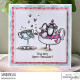 Stamping Bella SPEC-TACULAR TEAPOT & CUP RUBBER STAMP