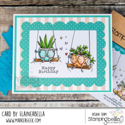 Stamping Bella SPEC-TACULAR SWINGING POTS RUBBER STAMP