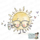 SPEC-TACULAR STANLEY SUNSHINE RUBBER STAMP