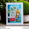 Stamping Bella JAR OF SEEDED HEARTS RUBBER STAMP