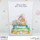 Stamping Bella HOME IS WHERE YOUR STORY BEGINS RUBBER STAMP