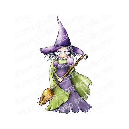 Stamping Bella ODDBALL OZ WICKED WITCH RUBBER STAMP